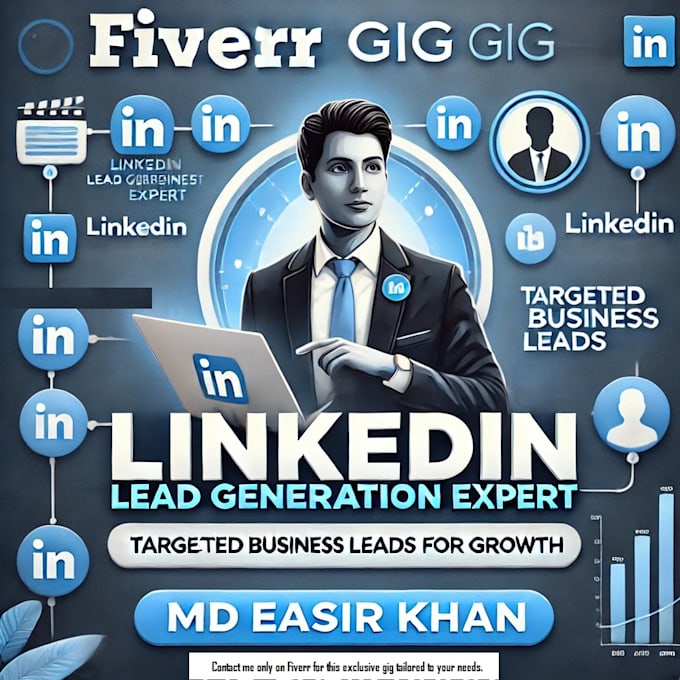 Gig Preview - Generate targeted b2b linkedin leads for business expansion