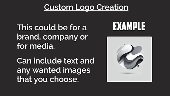 Gig Preview - Create a custom logo