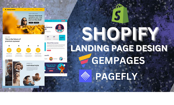 Gig Preview - Shopify expert build shopify website with pagefly gempages shopify store design