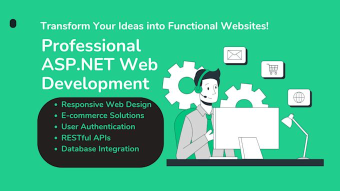 Gig Preview - Develop responsive asp net websites for your business