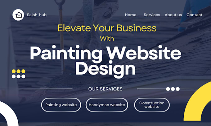 Gig Preview - Do painting website handyman website contruction website painting mini website