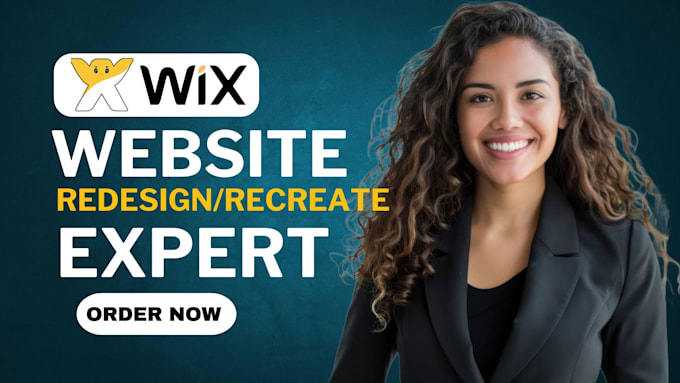 Gig Preview - Redesign wix website revamp wix site rebuild wix site recreate wix studio site