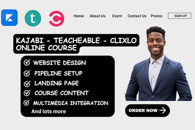 Gig Preview - Create ebook, online course content, course creation on kajabi teachable clixlo