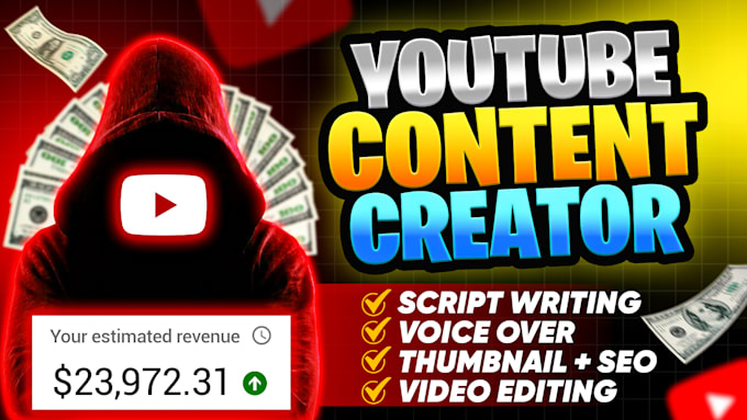 Gig Preview - Be your top 10 cash cow and faceless videos editor for youtube