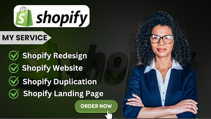 Gig Preview - Design, redesign shopify landing page with pagefly, clone shopify store