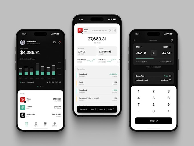 Gig Preview - Build crypto exchange website, crypto wallet app, wallet app, crypto wallet app