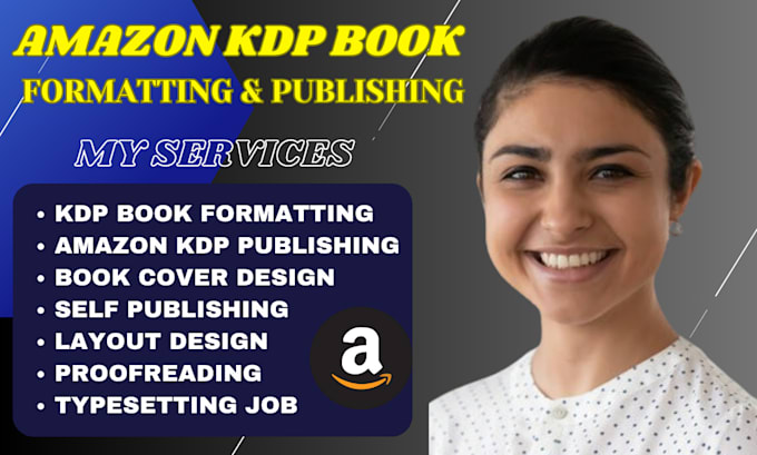 Gig Preview - Book publishing amazon kdp paperback book formating publish kindle direct