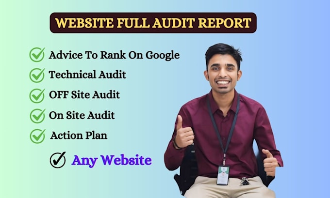 Gig Preview - Provide full website audit report in any cms