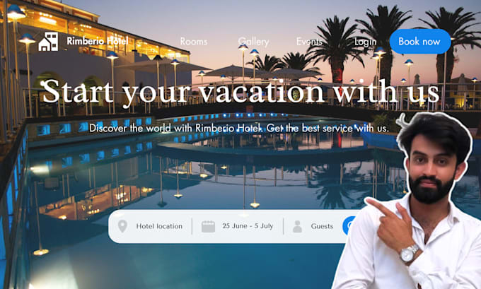 Gig Preview - Design a high converting SEO optimized hotel travel blog website for affiliate