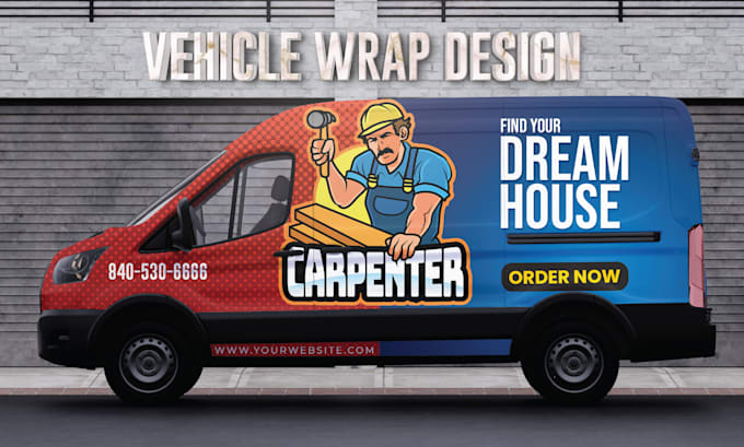 Gig Preview - Do car wrap design, van wrap design, any vehicle wrap design