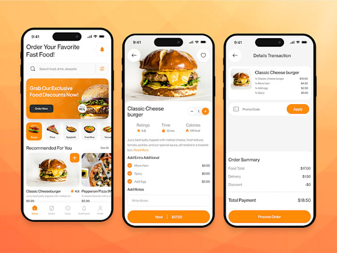 Bestseller - develop food delivery app restaurant website restaurant app