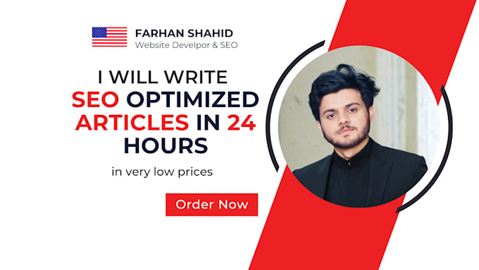 Gig Preview - Do SEO article writing for you within 24 hours