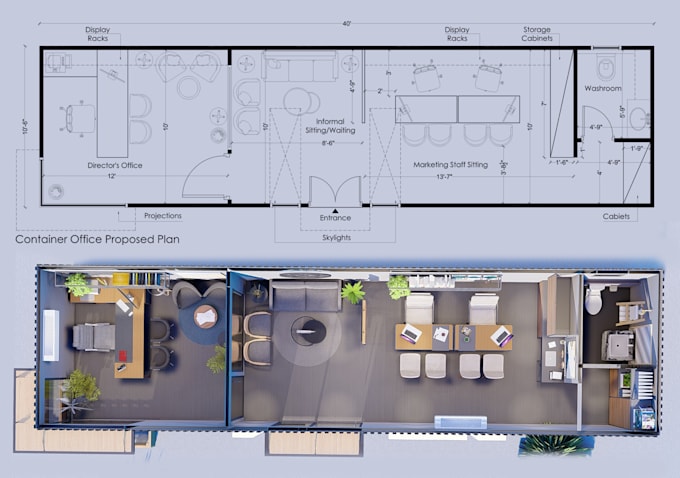 Gig Preview - Create 2d and 3d floor plans