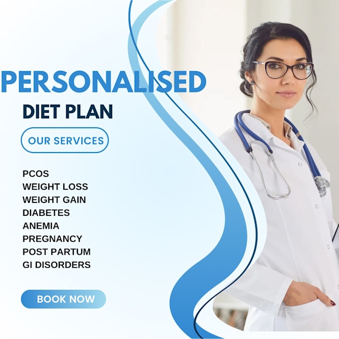 Gig Preview - Your nutritionist dietitian create  meal plan for weight loss weight gain