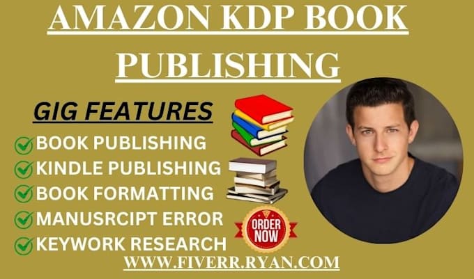 Gig Preview - Do book formatting amazon KDP book publishing book promotion