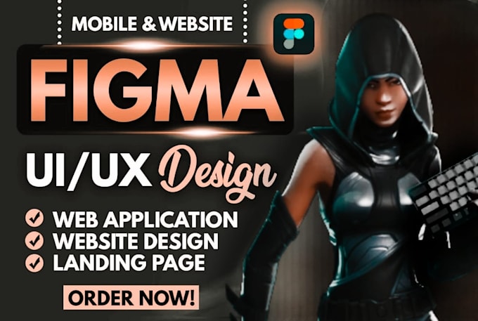 Gig Preview - Design professional figma website, figma UI UX, and dashboard with clean