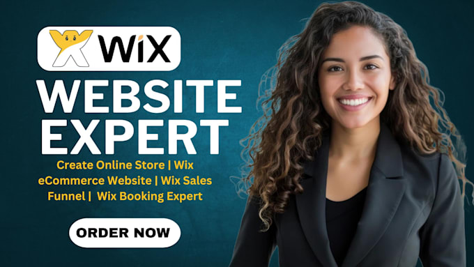 Gig Preview - Create online store wix ecommerce website wix sales funnel wix booking expert