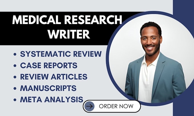 Gig Preview - Edit or write medical manuscript, systematic review, biology, meta analysis