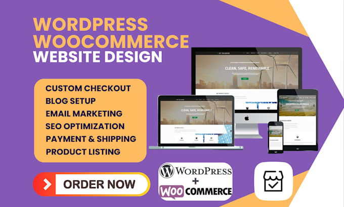 Gig Preview - Design a highly converting wordpress woocommerce website with woocommerce theme