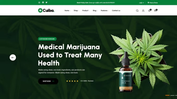 Bestseller - design profitable cbd shopify tobbacco store cigar website