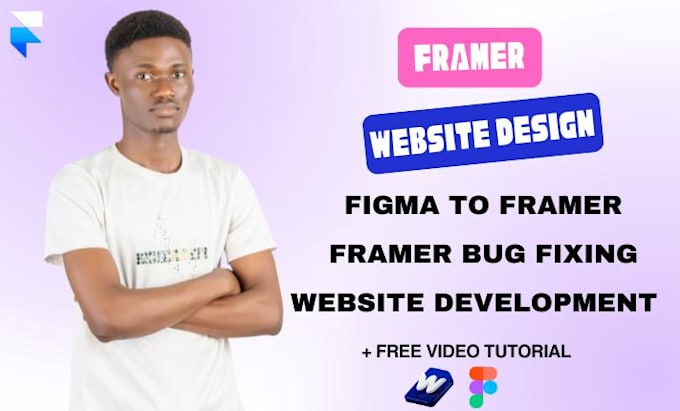 Gig Preview - Develop framer website design framer website figma to framer, wix studio