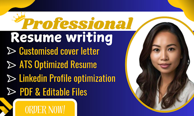 Gig Preview - Write your senior executive resume, cover letter and optimize your linkedin