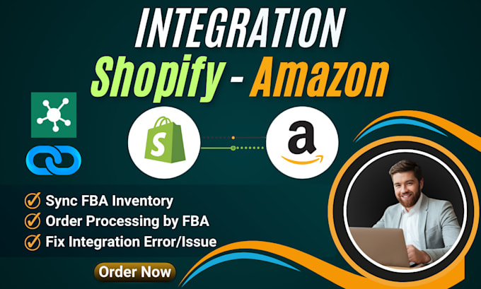 Gig Preview - Shopify integration with amazon boost multichannel sales