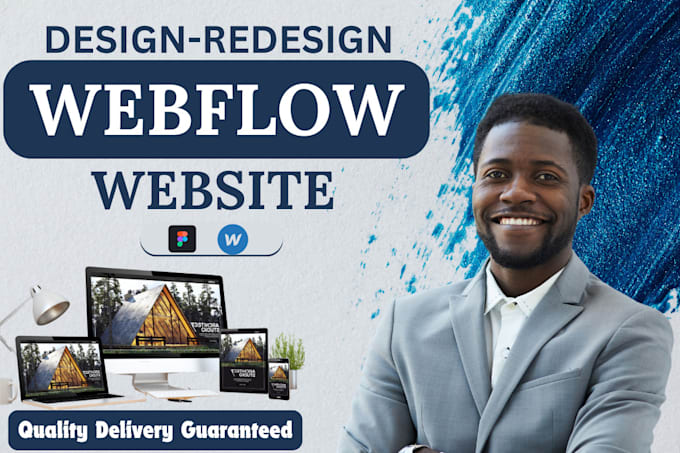 Gig Preview - Design, redesign copy webflow website develop responsive figma to webflow expert