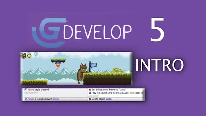 Bestseller - develop 2d game using gdevelop in pixel art style