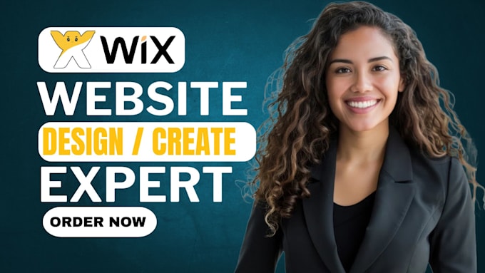 Gig Preview - Design wix website create wix site build wix site make wix app wix studio site