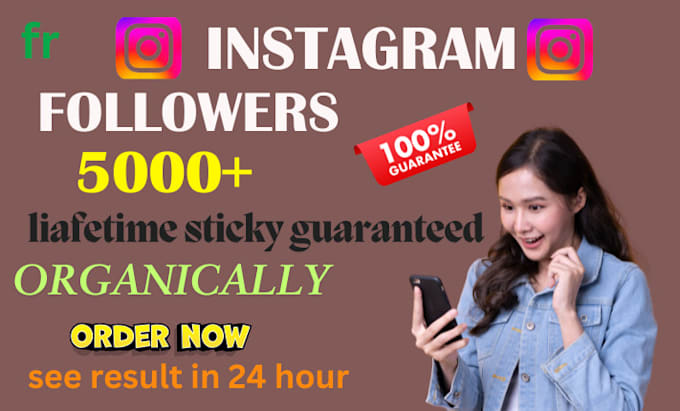 Gig Preview - Buy 10k instagram followers fast