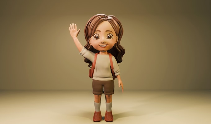 Gig Preview - Do 3d character model, character design, 3d stylized character