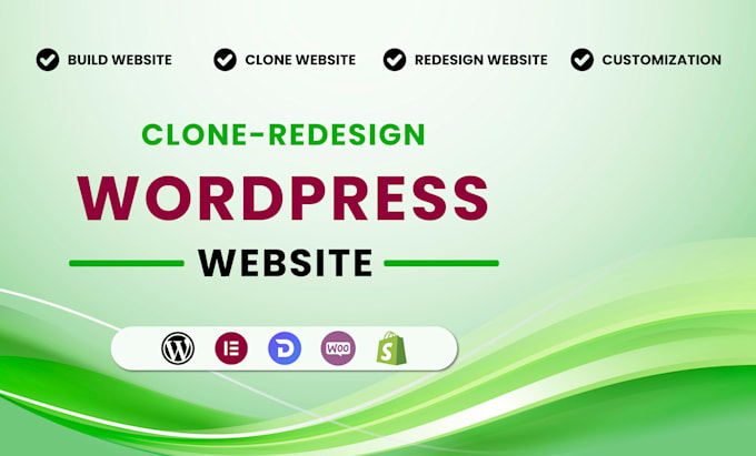 Gig Preview - Redesign wordpress website, fix any wordpress issues with SEO optimization