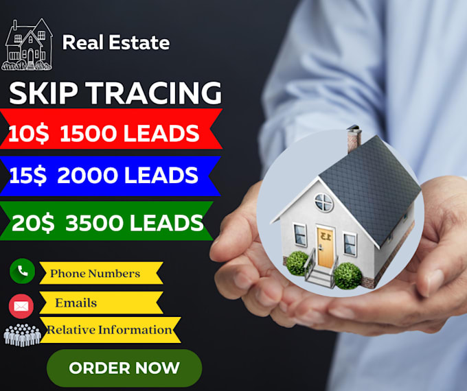 Gig Preview - Do real estate skip tracing and llc skip tracing in bulk