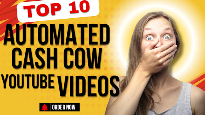 Gig Preview - Create best youtube top 10 videos and top 10 cash cow videos