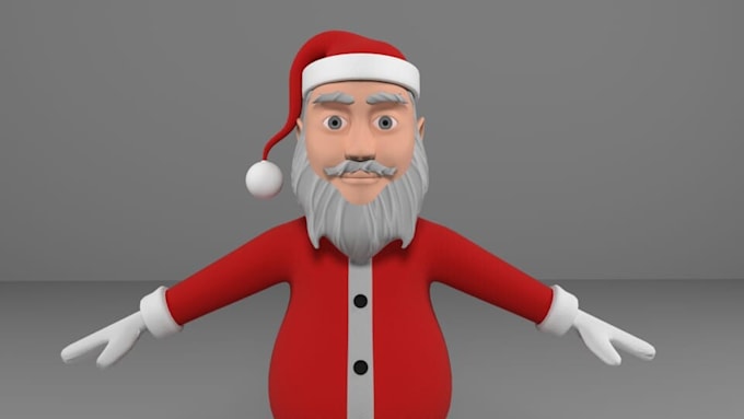 Gig Preview - 3d christmas animation, hallowen, santa for kids christmas animation