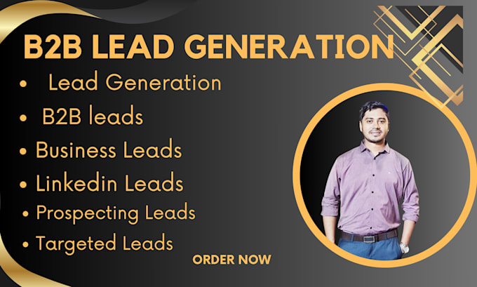 Gig Preview - Do b2b lead generation,targeted leads, and linkedin lead generation