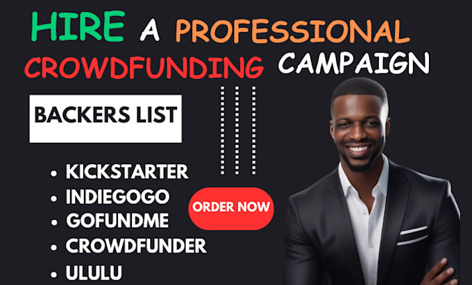 Bestseller - get valid backers list for indiegogo gofundme kickstarter crowdfunding campaign