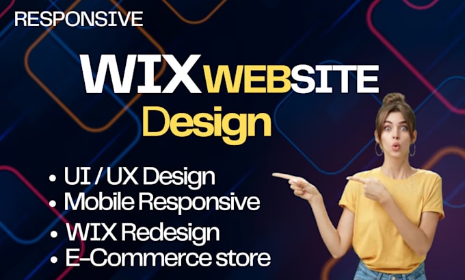 Gig Preview - Do professional wix website design or development