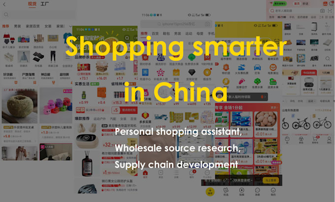 Gig Preview - Buy items from chinese market, inspect, and ship to you