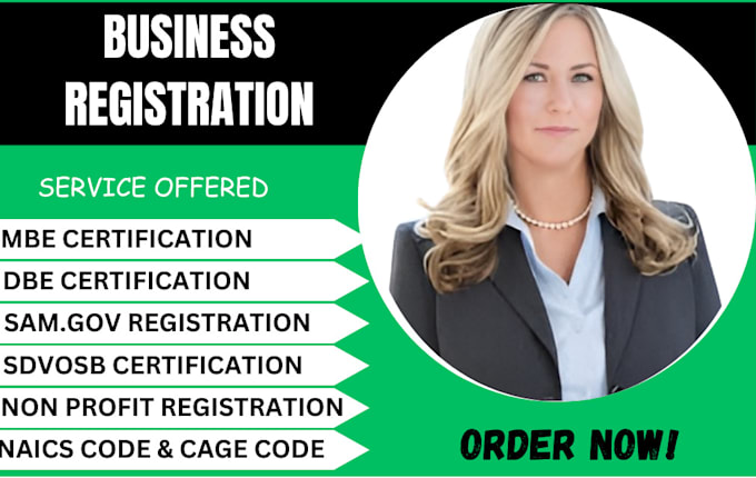 Gig Preview - Sam gov, non profit business registration, 501c3, cage code