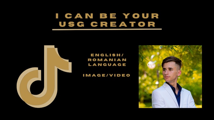 Gig Preview - Be your ugc creator, images, videos or both