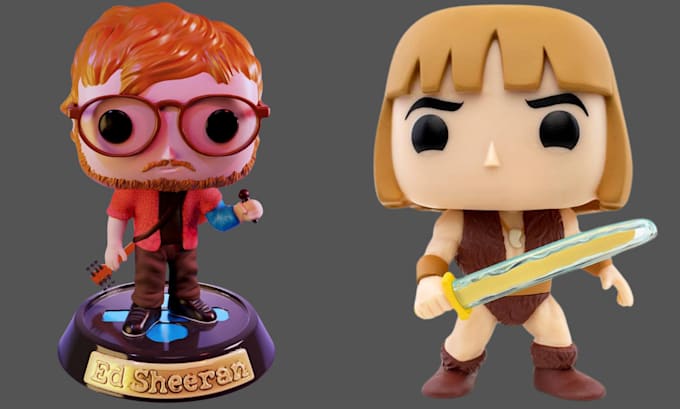 Gig Preview - Do 3d funkopop, mini poptoy,deadpool, marvel dc fnaf funko pop