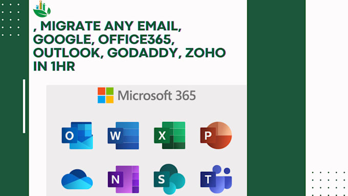 Gig Preview - Set up , backup and migrate your email to microsoft 365