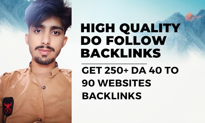 Gig Preview - Do page SEO link building with 250 backlinks da 40 to 100