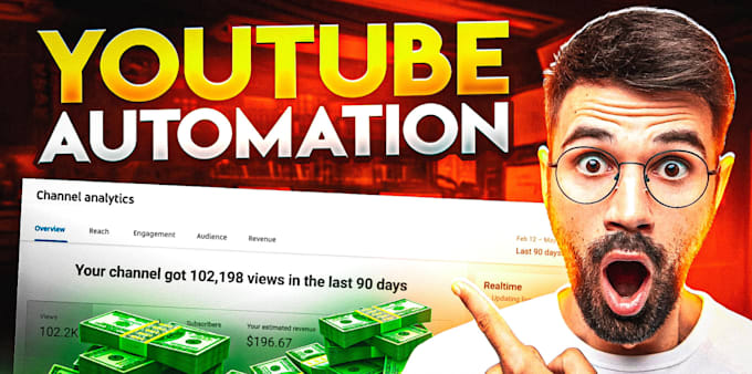 Gig Preview - Create automated cash cow youtube cash cow video cash cow channel