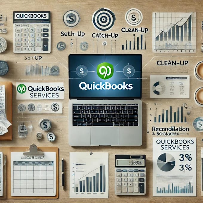 Gig Preview - Do complete quickbooks bookkeeping online, clean up and reconciliation