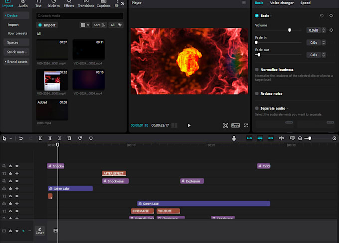 Gig Preview - Create a proportional animations and video editing 24hr