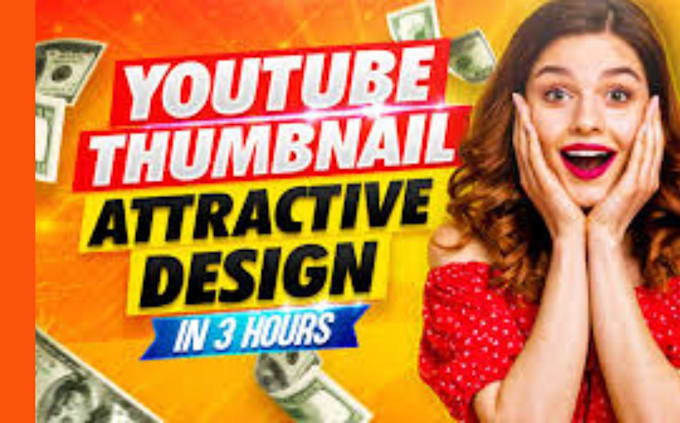 Gig Preview - Viral clickbait thumbnail catchy thumbnail or mind blowing youtube thumbnail