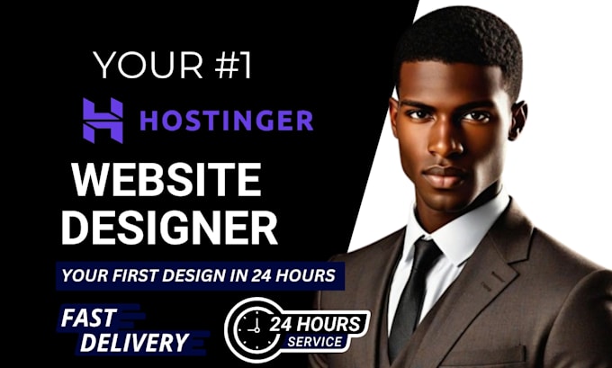 Gig Preview - Design hostinger website hostinger website design hostinger website redesign